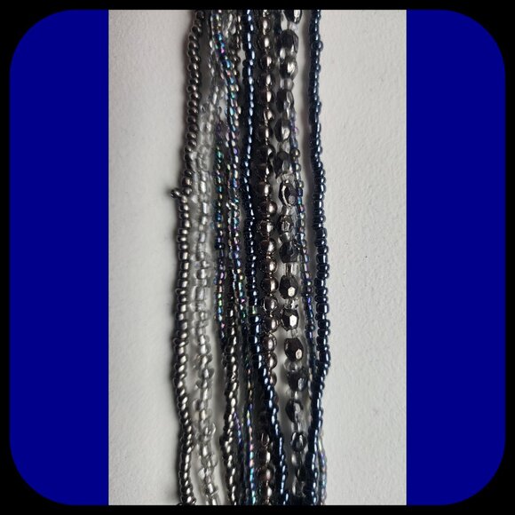 16” Multi Bead Chain Necklace - Picture 2 of 3